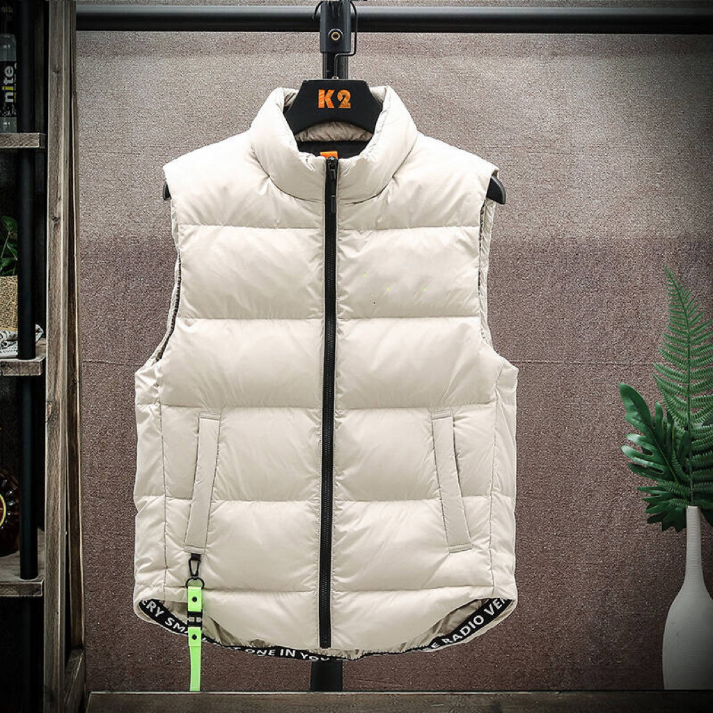 Men's Thick Winter Stand-Collar Down Vest