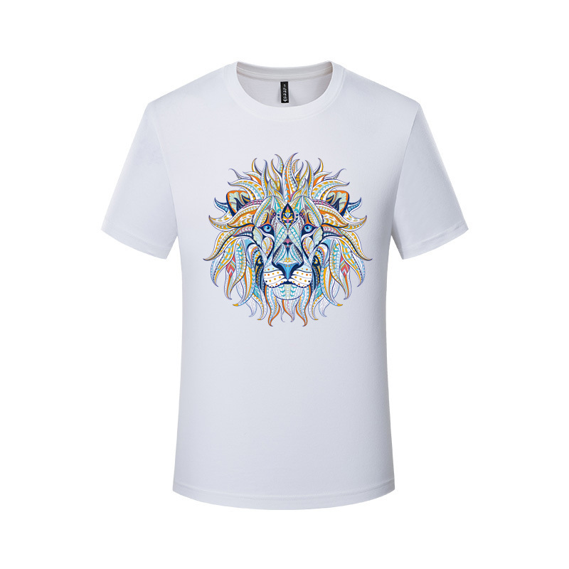 Cute Pet Series Lion Couple T-Shirt 2