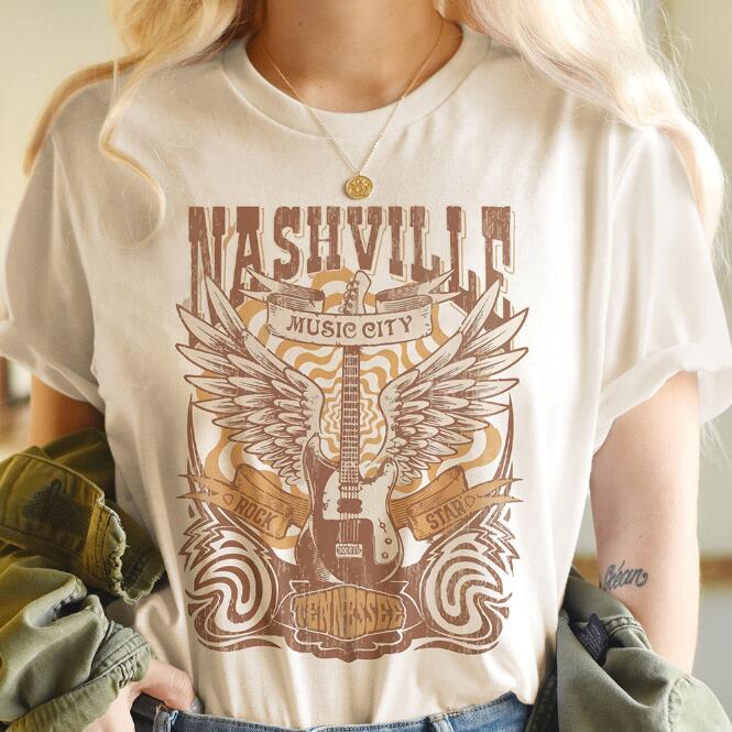 Women's Youth Street Style Round Neck T-Shirt 5