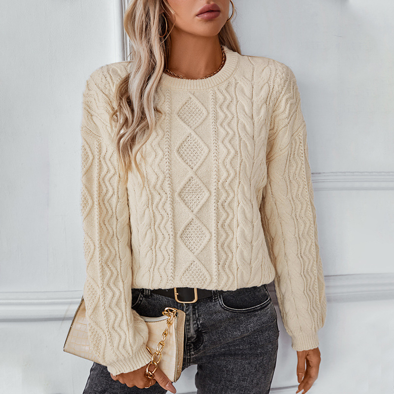 Women's Retro Loose Long-Sleeve Sweater
