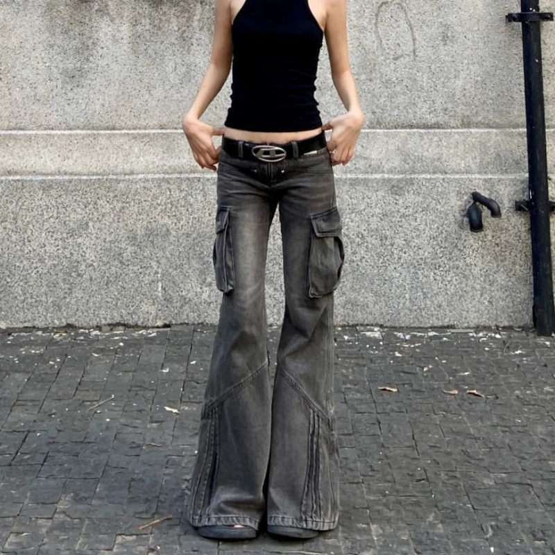 Women's 3D-Design Low-Waist Fashion Overalls