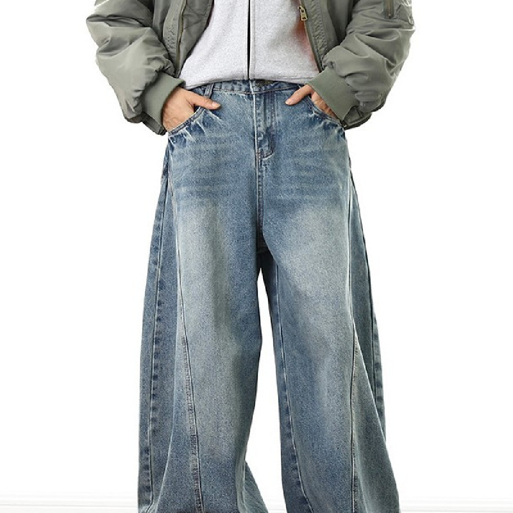 Loose American Retro Trousers for Men and Women